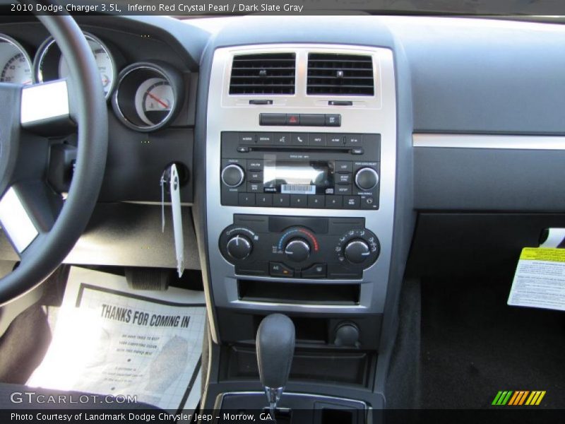 Inferno Red Crystal Pearl / Dark Slate Gray 2010 Dodge Charger 3.5L