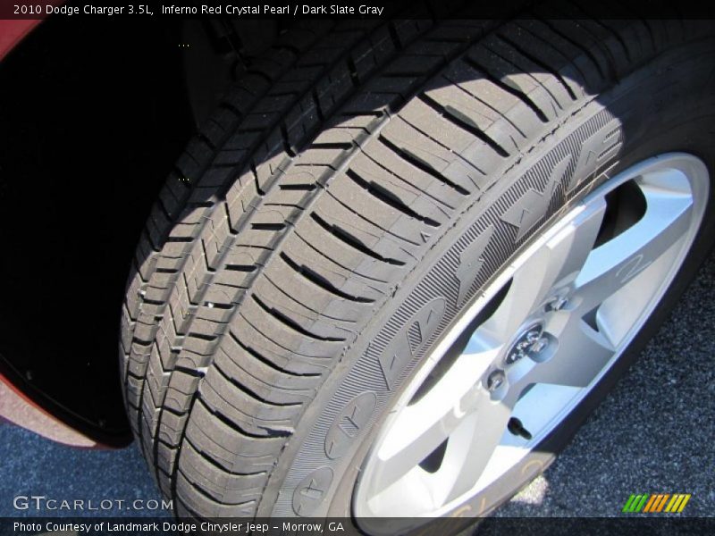 Inferno Red Crystal Pearl / Dark Slate Gray 2010 Dodge Charger 3.5L