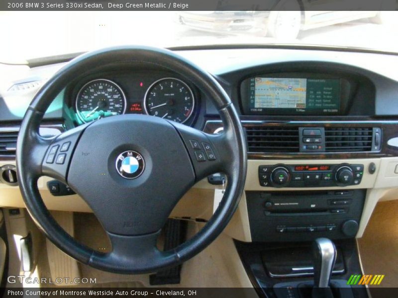 Deep Green Metallic / Beige 2006 BMW 3 Series 330xi Sedan