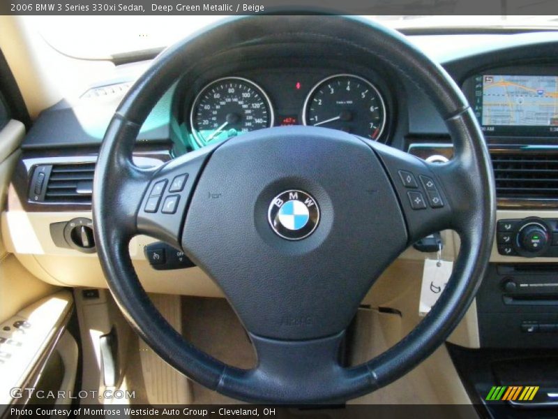 Deep Green Metallic / Beige 2006 BMW 3 Series 330xi Sedan