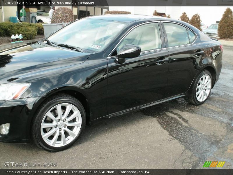Obsidian Black / Cashmere 2007 Lexus IS 250 AWD