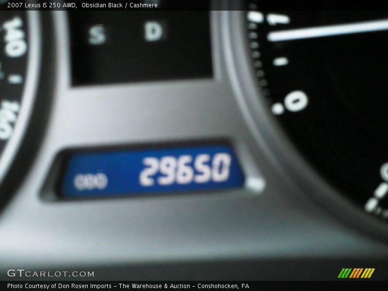 Obsidian Black / Cashmere 2007 Lexus IS 250 AWD