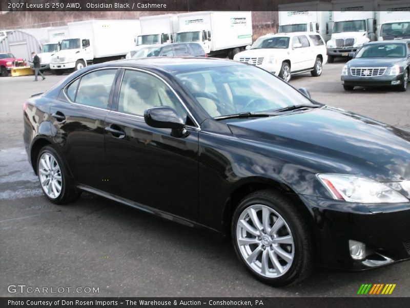 Obsidian Black / Cashmere 2007 Lexus IS 250 AWD