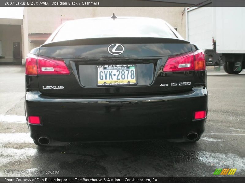 Obsidian Black / Cashmere 2007 Lexus IS 250 AWD