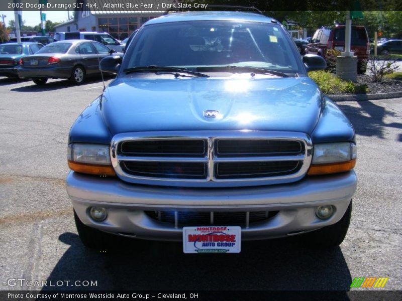 Atlantic Blue Pearl / Dark Slate Gray 2002 Dodge Durango SLT 4x4