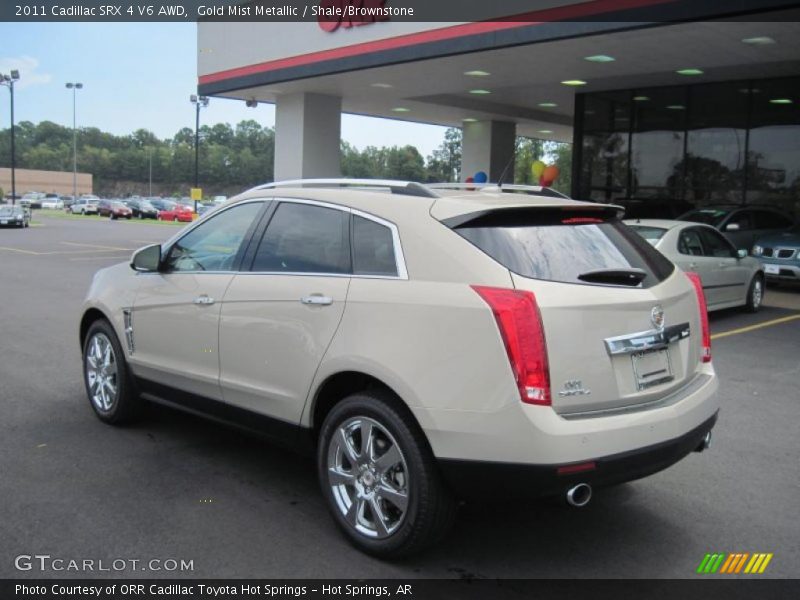 Gold Mist Metallic / Shale/Brownstone 2011 Cadillac SRX 4 V6 AWD