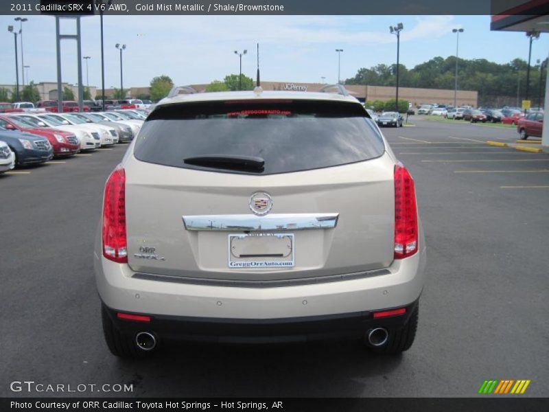 Gold Mist Metallic / Shale/Brownstone 2011 Cadillac SRX 4 V6 AWD