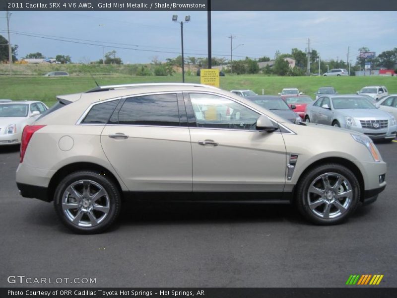 Gold Mist Metallic / Shale/Brownstone 2011 Cadillac SRX 4 V6 AWD