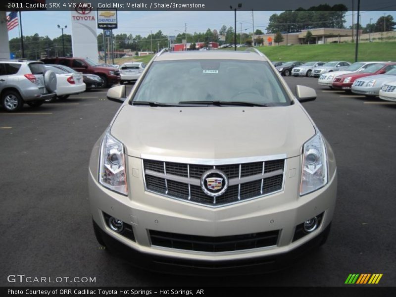 Gold Mist Metallic / Shale/Brownstone 2011 Cadillac SRX 4 V6 AWD