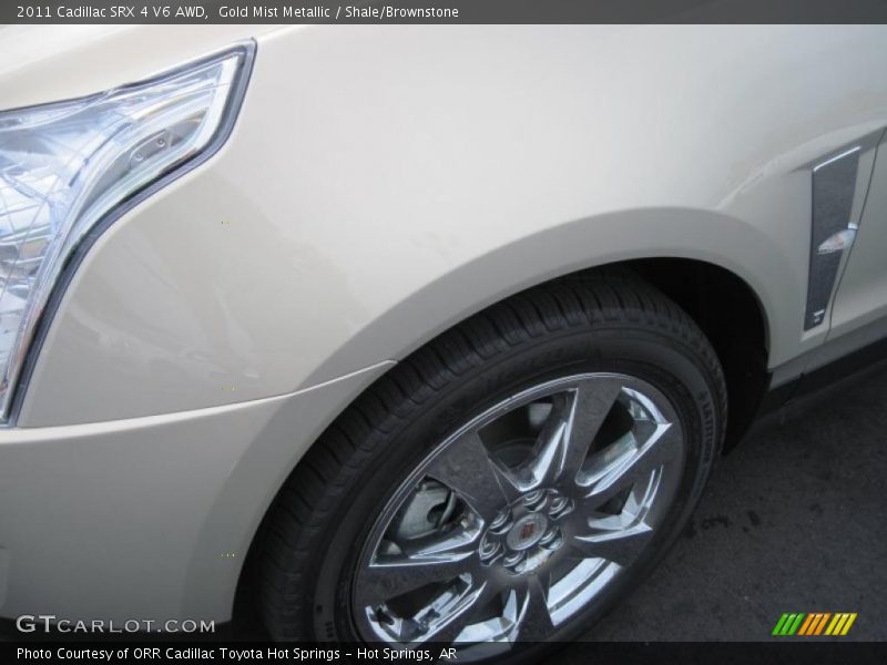 Gold Mist Metallic / Shale/Brownstone 2011 Cadillac SRX 4 V6 AWD