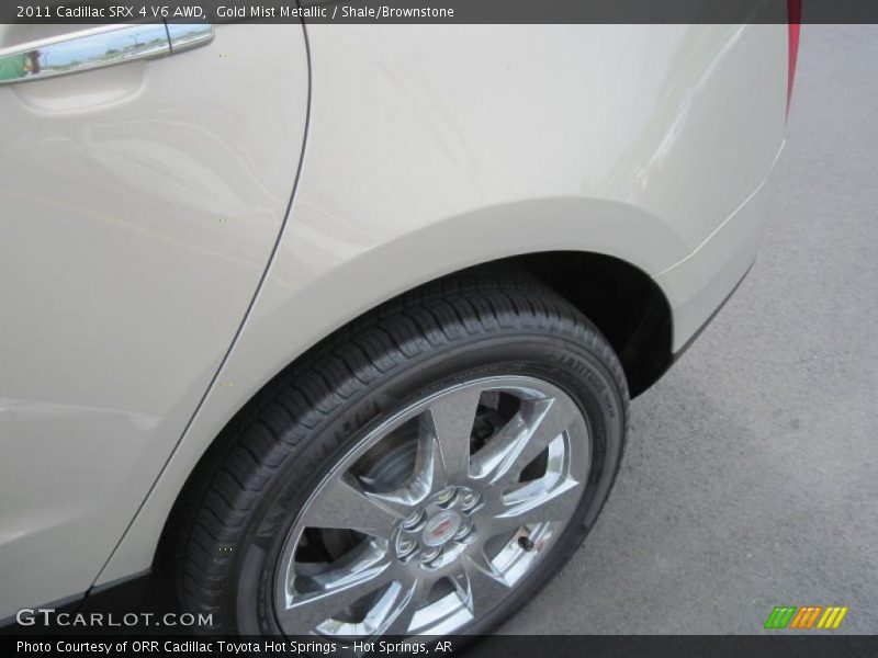 Gold Mist Metallic / Shale/Brownstone 2011 Cadillac SRX 4 V6 AWD