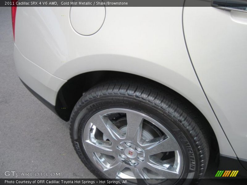Gold Mist Metallic / Shale/Brownstone 2011 Cadillac SRX 4 V6 AWD