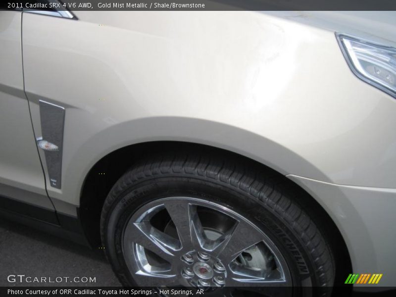 Gold Mist Metallic / Shale/Brownstone 2011 Cadillac SRX 4 V6 AWD