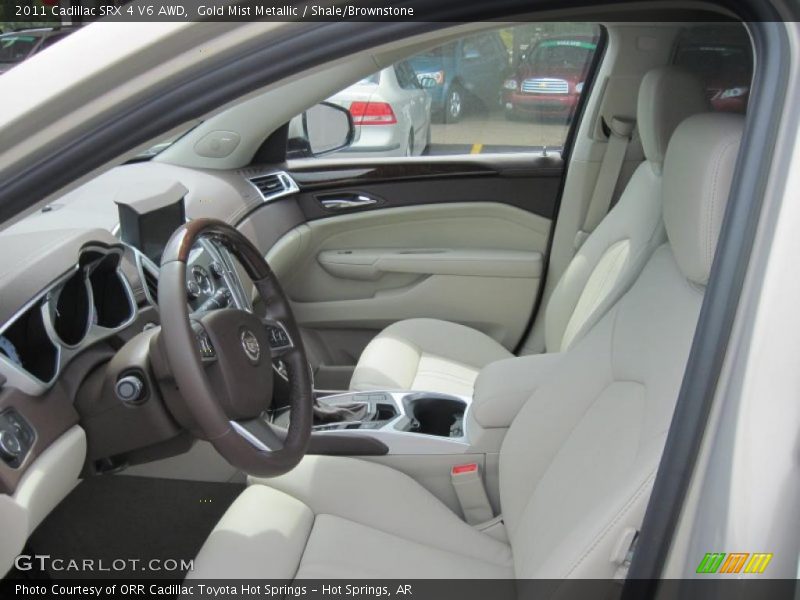 Gold Mist Metallic / Shale/Brownstone 2011 Cadillac SRX 4 V6 AWD