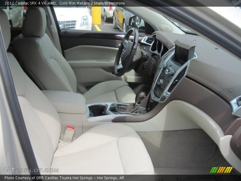 Gold Mist Metallic / Shale/Brownstone 2011 Cadillac SRX 4 V6 AWD