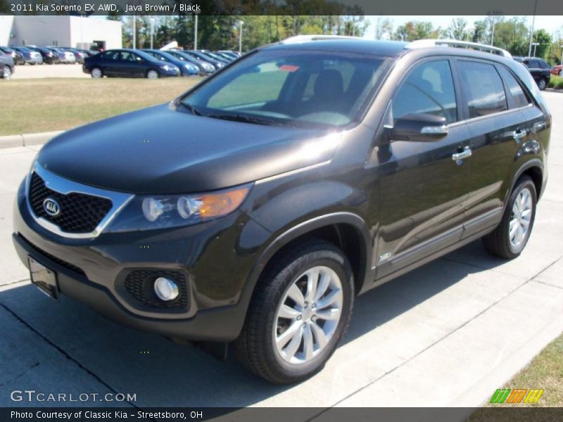 Java Brown / Black 2011 Kia Sorento EX AWD