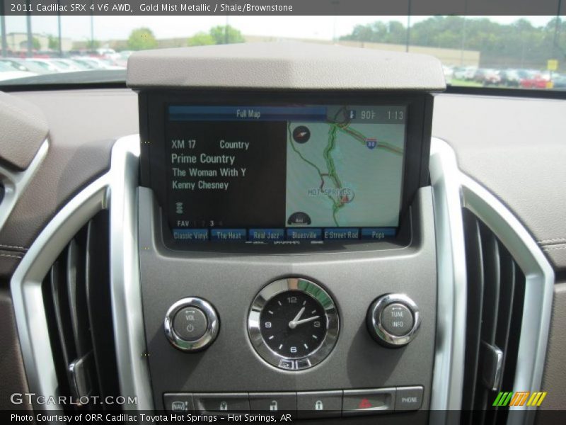 Gold Mist Metallic / Shale/Brownstone 2011 Cadillac SRX 4 V6 AWD