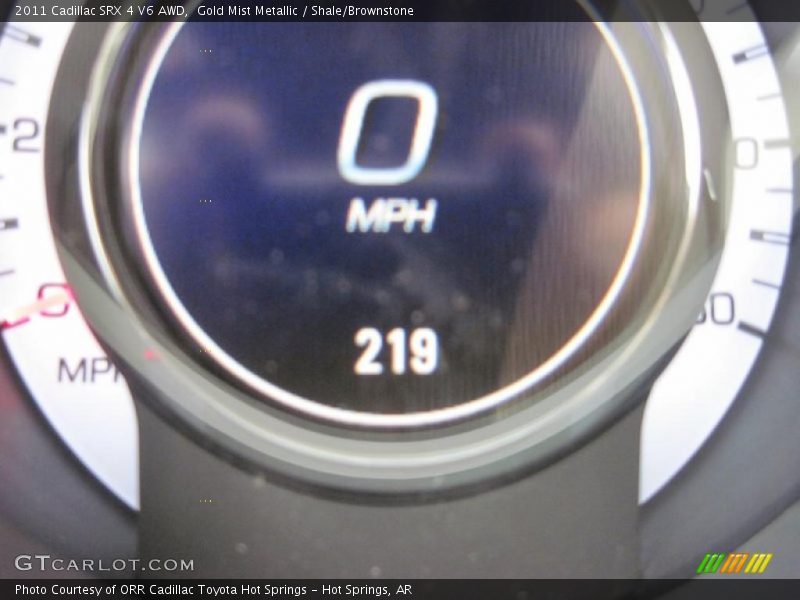 Gold Mist Metallic / Shale/Brownstone 2011 Cadillac SRX 4 V6 AWD