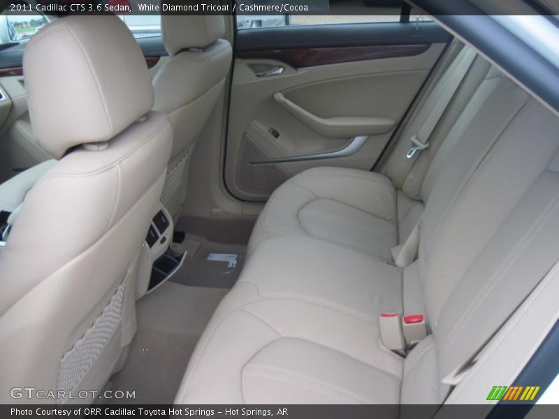 White Diamond Tricoat / Cashmere/Cocoa 2011 Cadillac CTS 3.6 Sedan