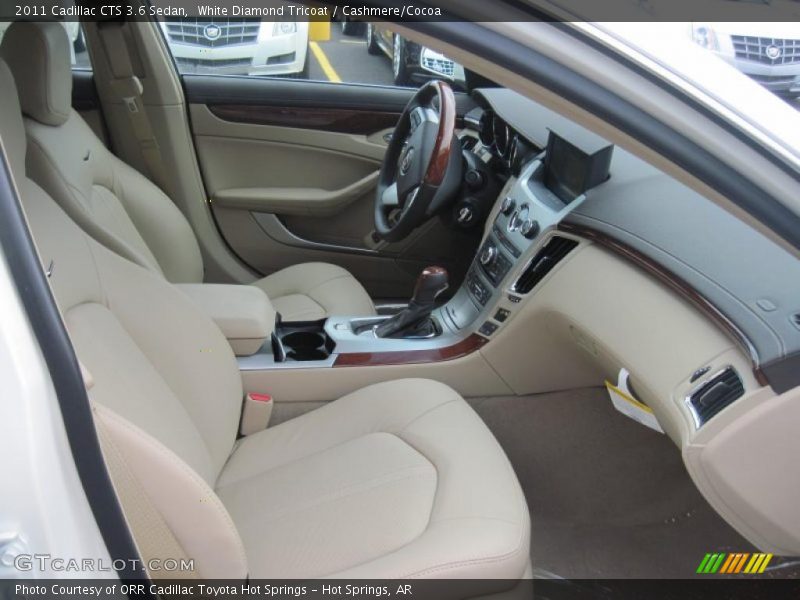 White Diamond Tricoat / Cashmere/Cocoa 2011 Cadillac CTS 3.6 Sedan