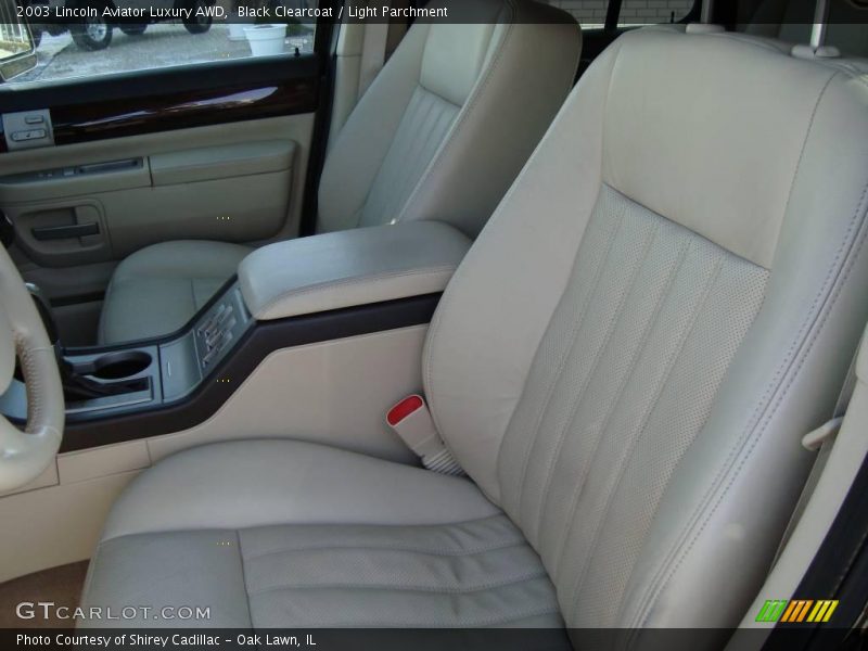 Black Clearcoat / Light Parchment 2003 Lincoln Aviator Luxury AWD