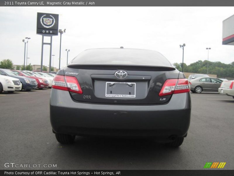 Magnetic Gray Metallic / Ash 2011 Toyota Camry LE
