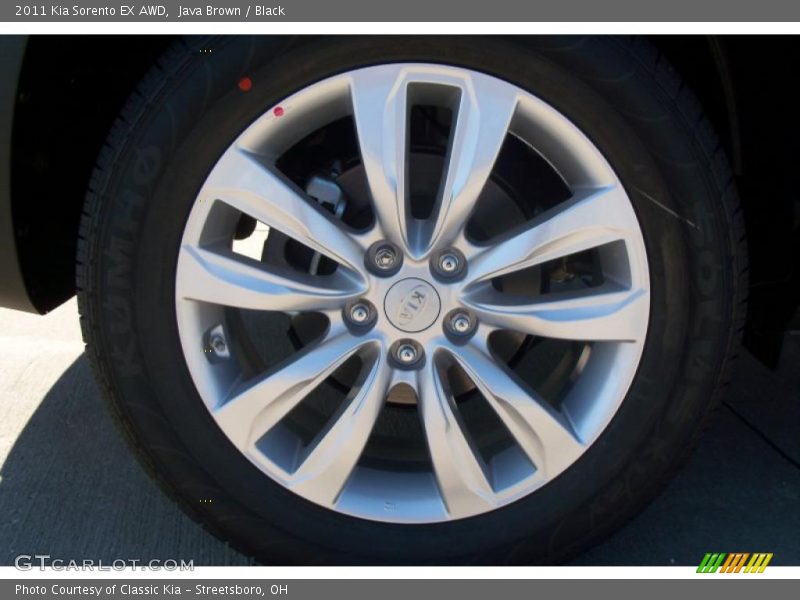Java Brown / Black 2011 Kia Sorento EX AWD