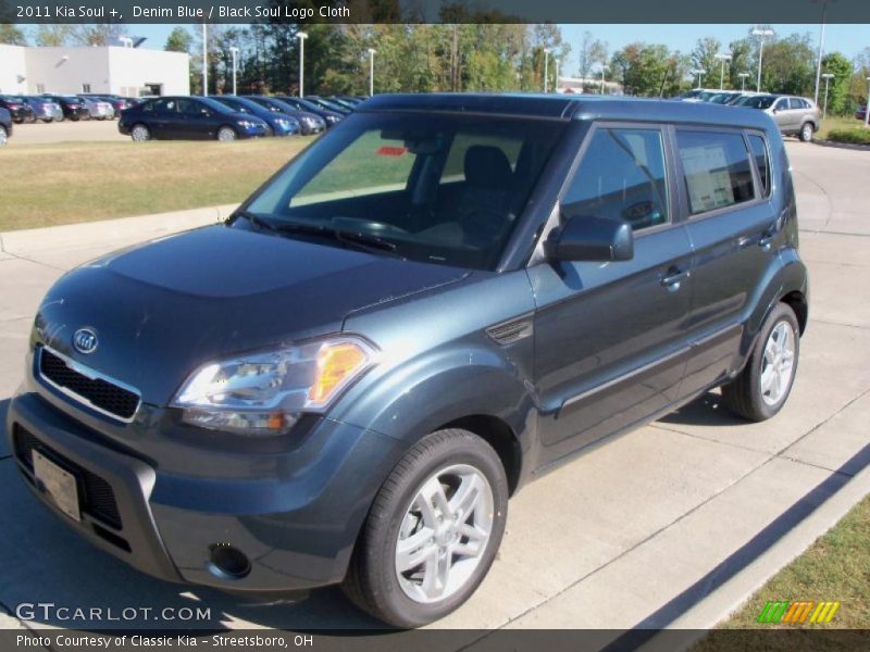 Denim Blue / Black Soul Logo Cloth 2011 Kia Soul +