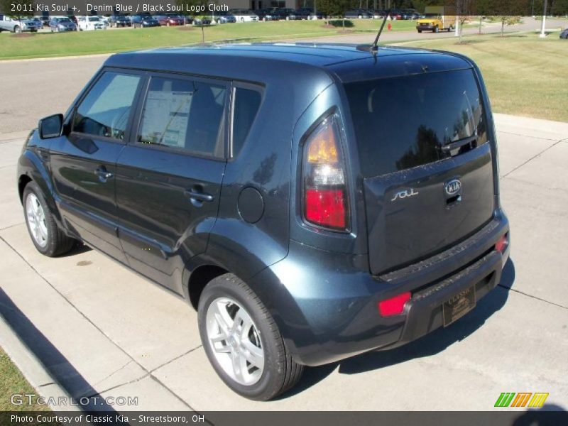 Denim Blue / Black Soul Logo Cloth 2011 Kia Soul +