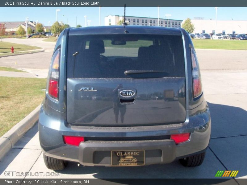 Denim Blue / Black Soul Logo Cloth 2011 Kia Soul +