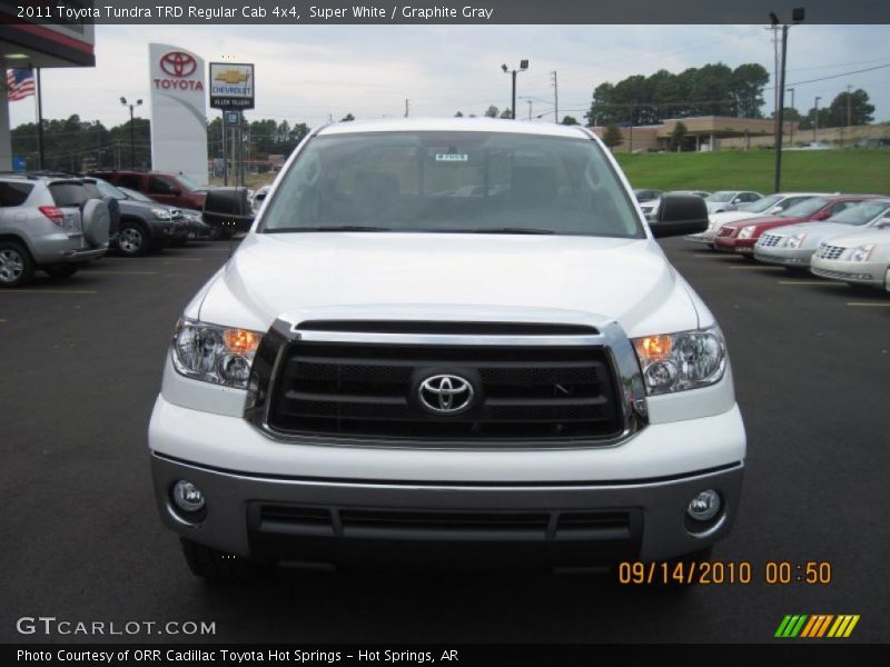 Super White / Graphite Gray 2011 Toyota Tundra TRD Regular Cab 4x4