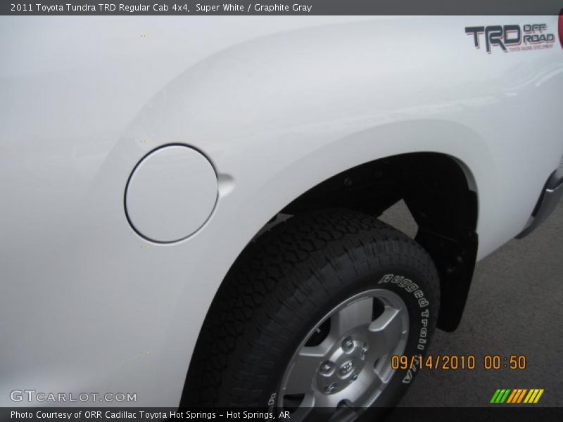 Super White / Graphite Gray 2011 Toyota Tundra TRD Regular Cab 4x4