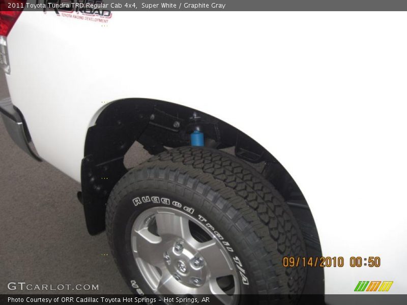 Super White / Graphite Gray 2011 Toyota Tundra TRD Regular Cab 4x4