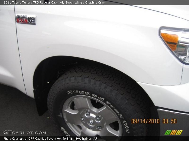 Super White / Graphite Gray 2011 Toyota Tundra TRD Regular Cab 4x4