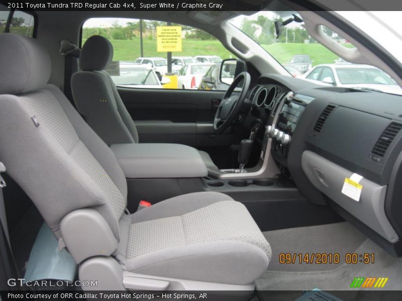 Super White / Graphite Gray 2011 Toyota Tundra TRD Regular Cab 4x4