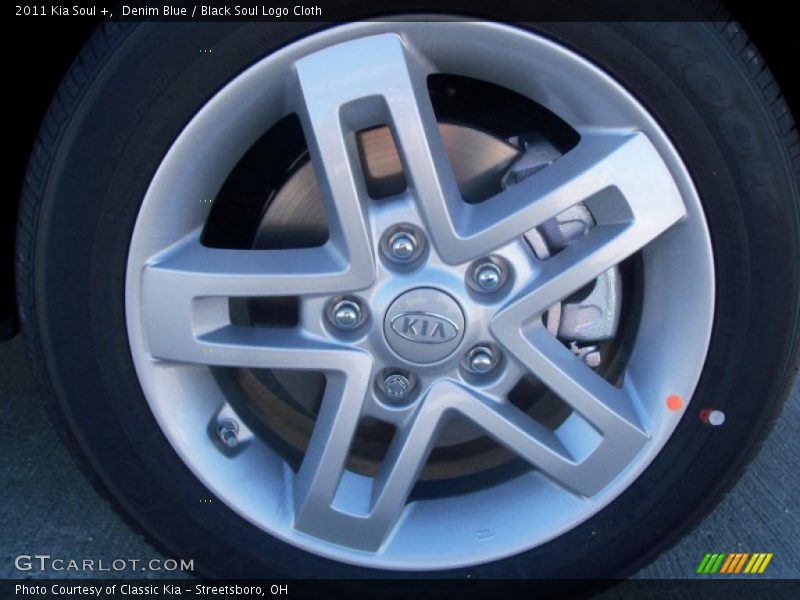Denim Blue / Black Soul Logo Cloth 2011 Kia Soul +