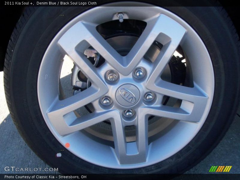 Denim Blue / Black Soul Logo Cloth 2011 Kia Soul +