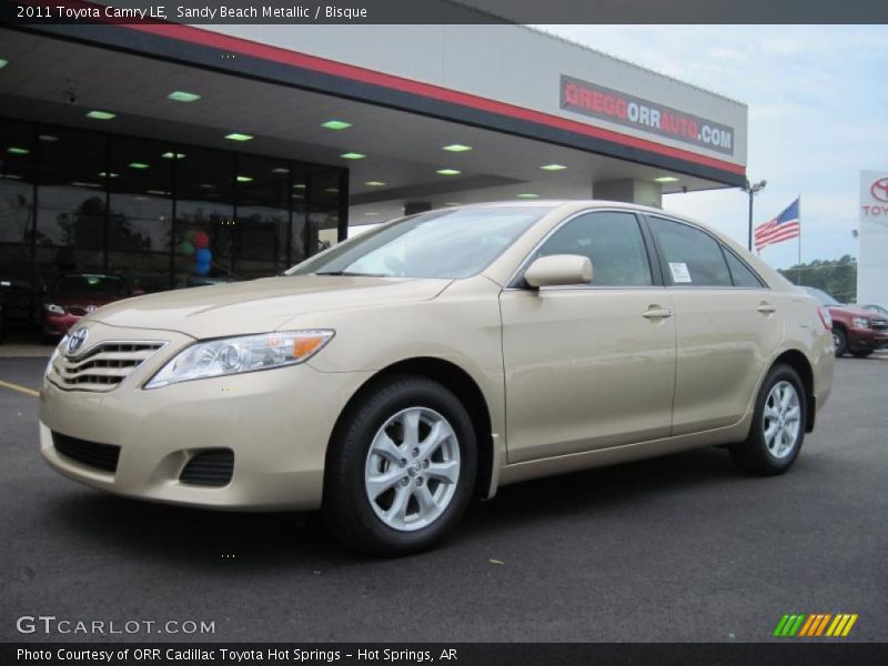 Sandy Beach Metallic / Bisque 2011 Toyota Camry LE