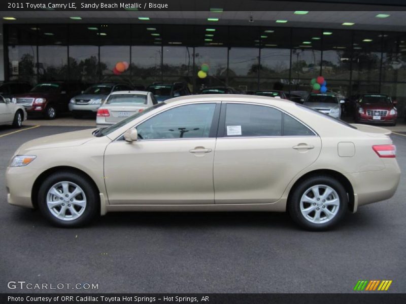 Sandy Beach Metallic / Bisque 2011 Toyota Camry LE
