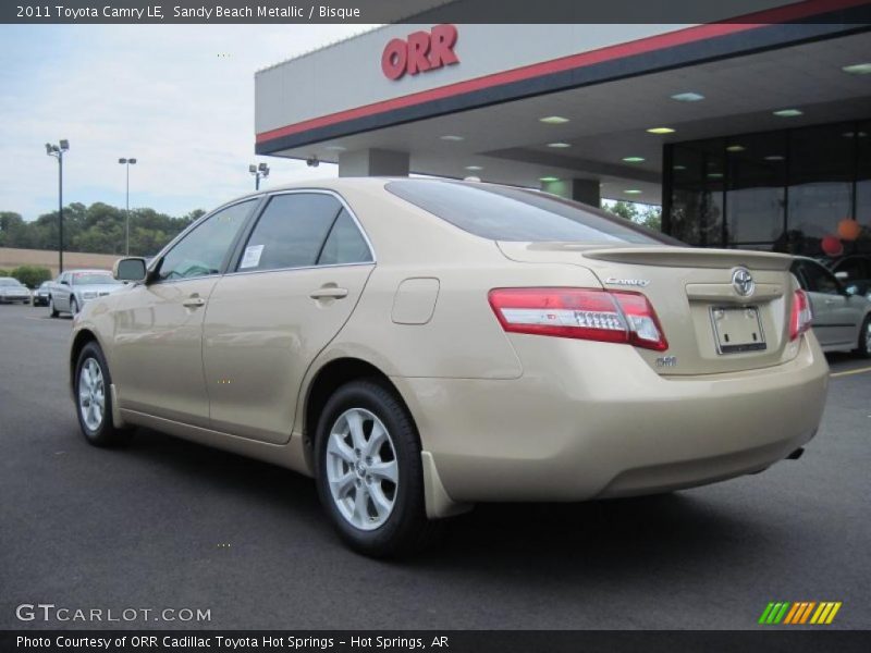 Sandy Beach Metallic / Bisque 2011 Toyota Camry LE