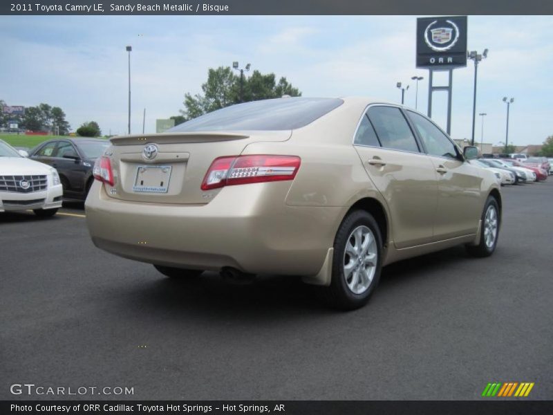 Sandy Beach Metallic / Bisque 2011 Toyota Camry LE