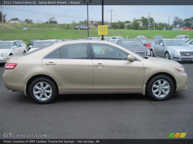 Sandy Beach Metallic / Bisque 2011 Toyota Camry LE