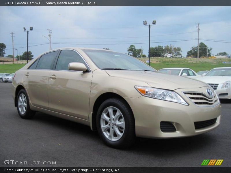 Sandy Beach Metallic / Bisque 2011 Toyota Camry LE