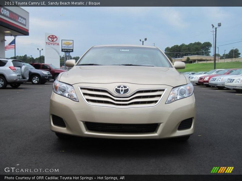 Sandy Beach Metallic / Bisque 2011 Toyota Camry LE