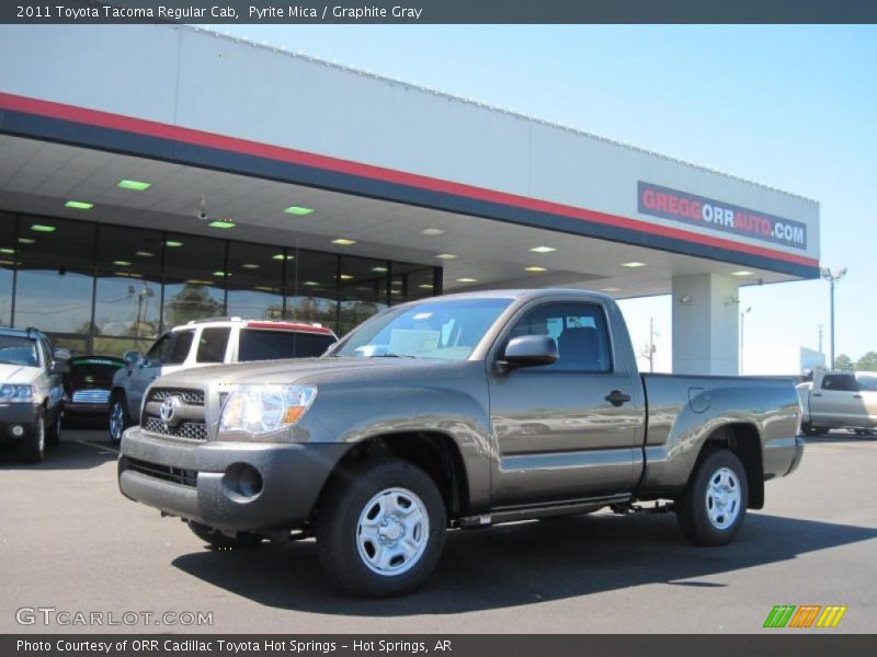 Pyrite Mica / Graphite Gray 2011 Toyota Tacoma Regular Cab