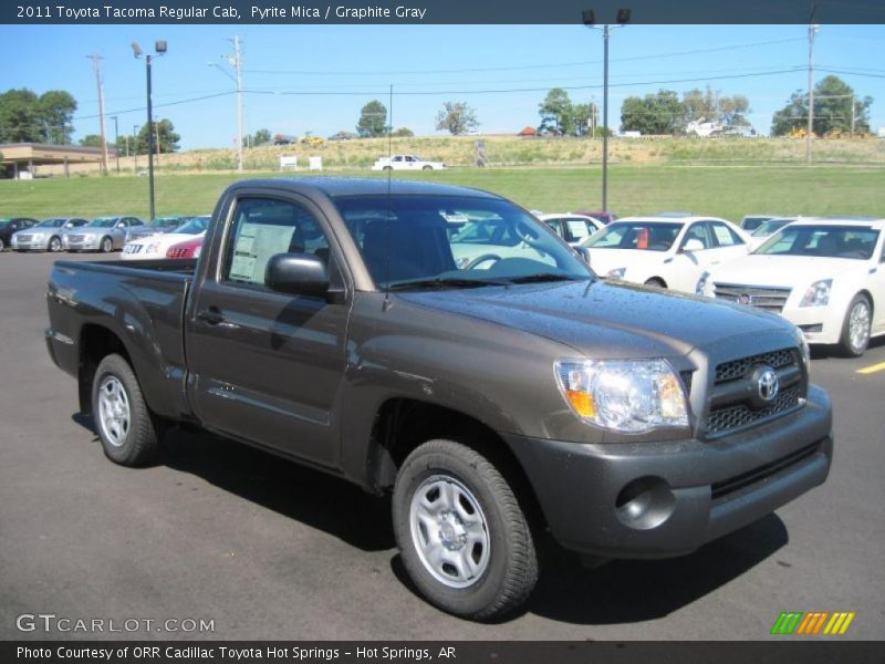 Pyrite Mica / Graphite Gray 2011 Toyota Tacoma Regular Cab