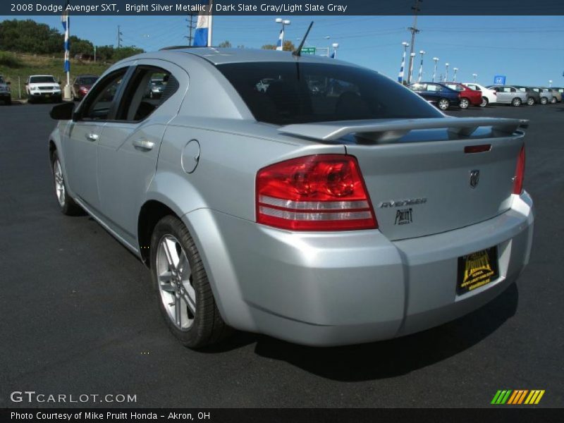 Bright Silver Metallic / Dark Slate Gray/Light Slate Gray 2008 Dodge Avenger SXT