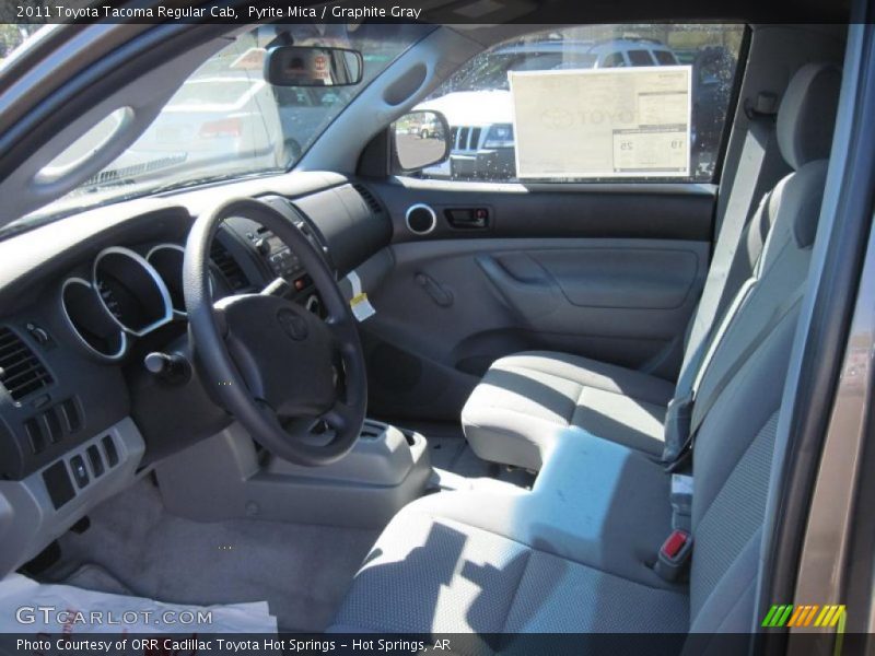 Pyrite Mica / Graphite Gray 2011 Toyota Tacoma Regular Cab