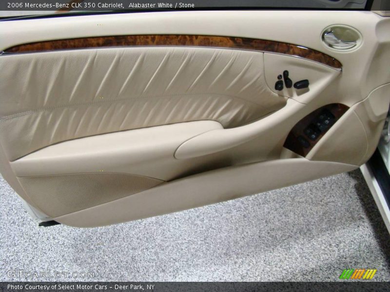 Alabaster White / Stone 2006 Mercedes-Benz CLK 350 Cabriolet
