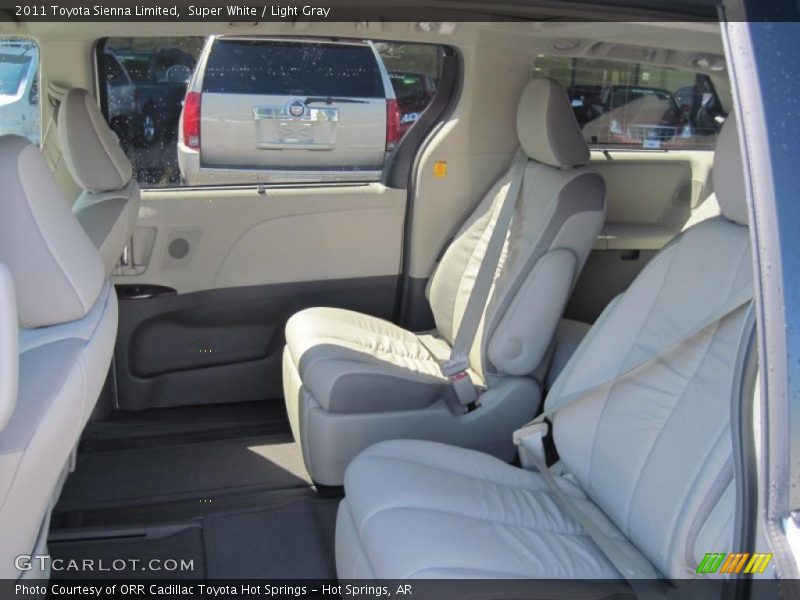 Super White / Light Gray 2011 Toyota Sienna Limited